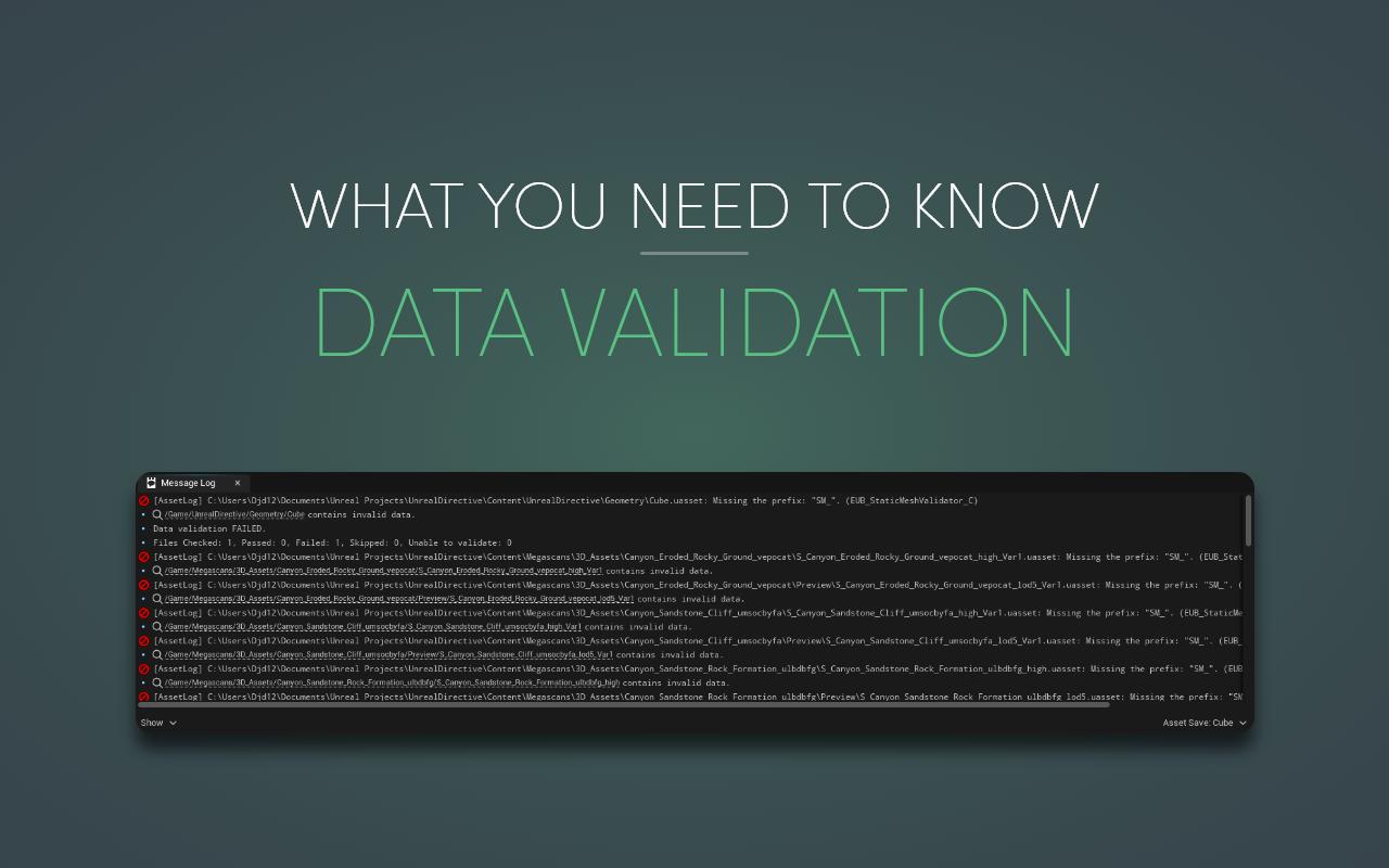 Data Validations: What you need to know