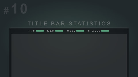 Titlebar Statistics