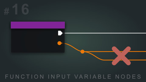 Blueprint Function Input Variable Nodes