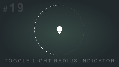 Toggle Light Radius Indicator
