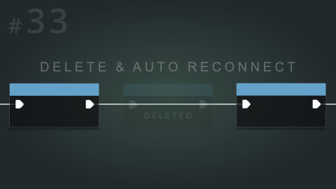 Delete and Reconnect Nodes Shortcut