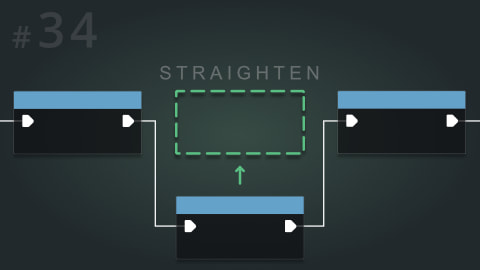 Straighten Nodes Shortcut