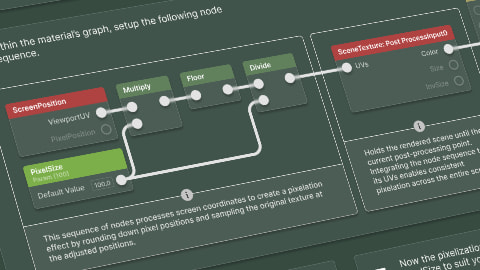Post Process Pixelization